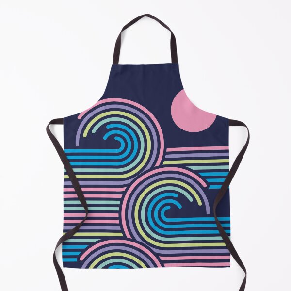 Item preview, Retro Abstract Ocean Waves designed and sold by MartineMeeka.