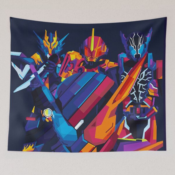 Item preview, Kamen Rider Build and the Gang designed and sold by PopartToku.