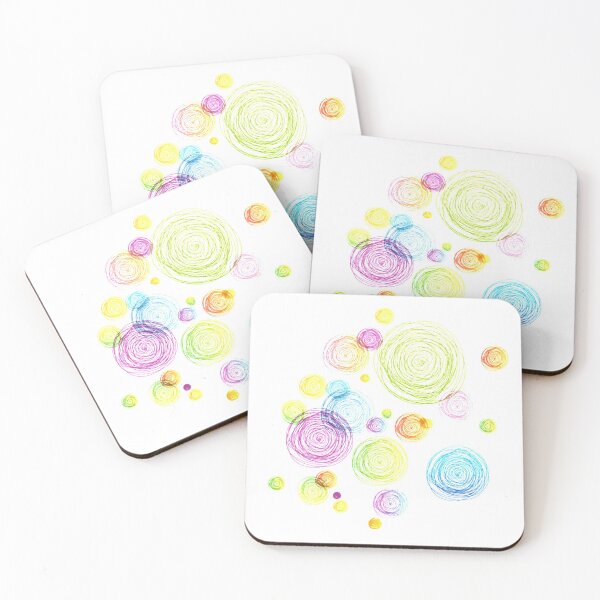 Item preview, Bubbles in Pencil Colors designed and sold by Designs By Creation.