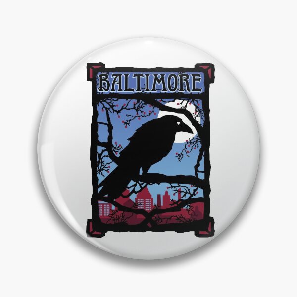 Item preview, Baltimore Raven Retro Poster Design designed and sold by penandinkdesign.