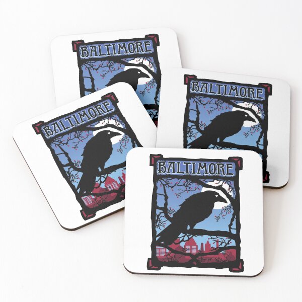 Item preview, Baltimore Raven Retro Poster Design designed and sold by penandinkdesign.
