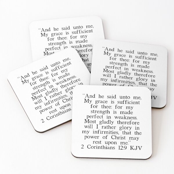 Item preview, 2 Corinthians 12:9 KJV designed and sold by IBMClothing.