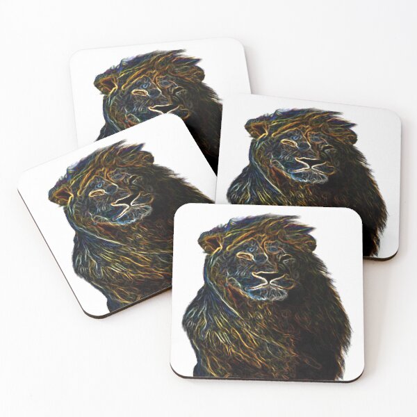 Item preview, Colorful and Gleam Lion designed and sold by zurion.