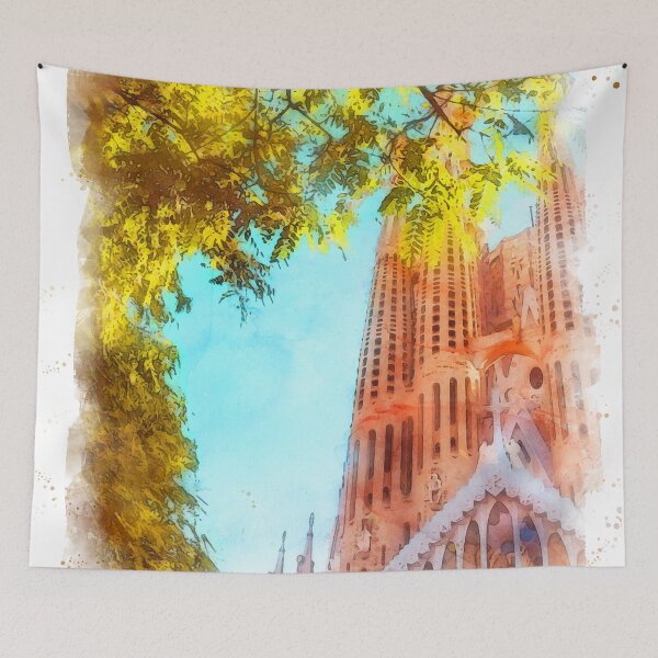 Item preview, Barcelona, Sagrada Familia designed and sold by AM FineArtPrints.