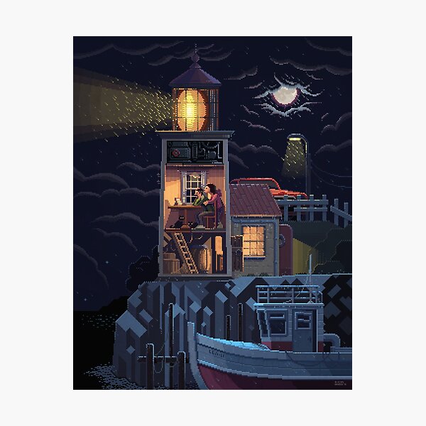 Scene #34: 'Lighthouse' Photographic Print