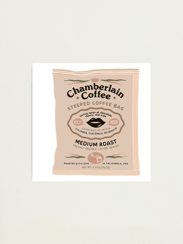 chamberlain coffee  Wall sticker design, Graphic design fun