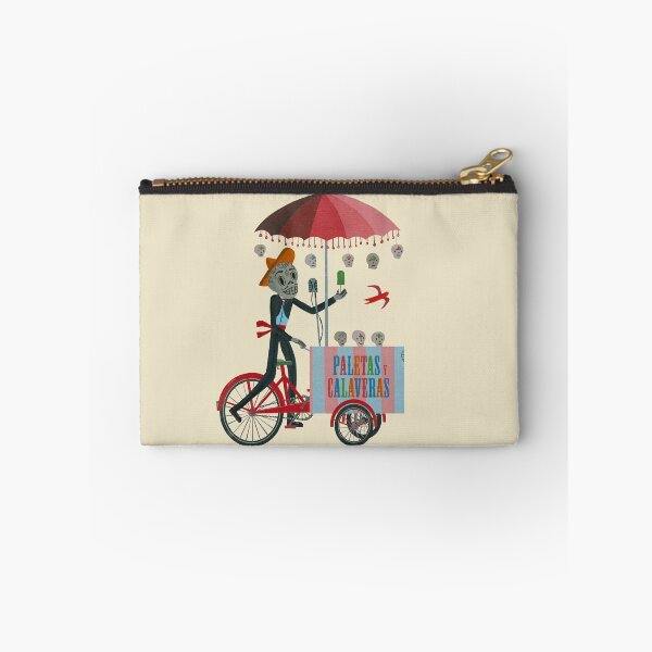 Item preview, Paletas y Calaveras Bicycle Cart designed and sold by JohnParraArt.