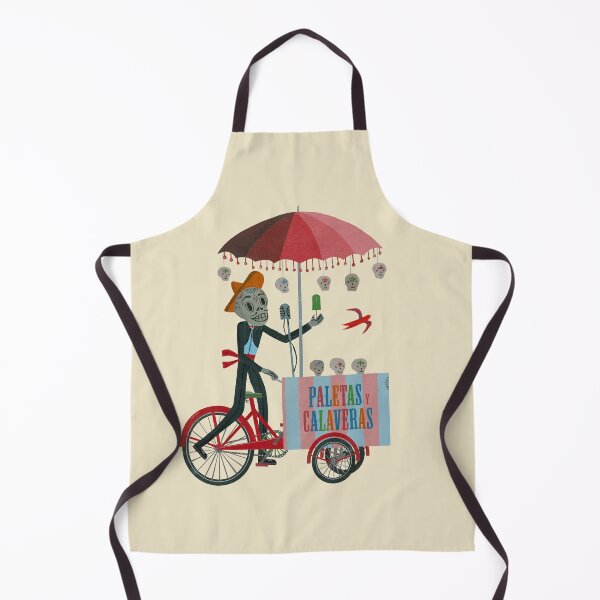 Item preview, Paletas y Calaveras Bicycle Cart designed and sold by JohnParraArt.