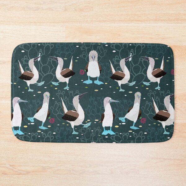 Item preview, Blue-footed booby birds pattern designed and sold by Avisnanna.