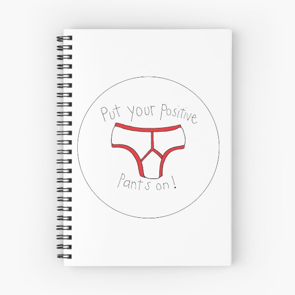 Item preview, Put Your Positive Pants On (red and white) designed and sold by Finecitydesigns.