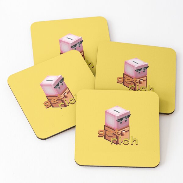 Item preview, Piggy bank «Get rich» designed and sold by cloblox shop.