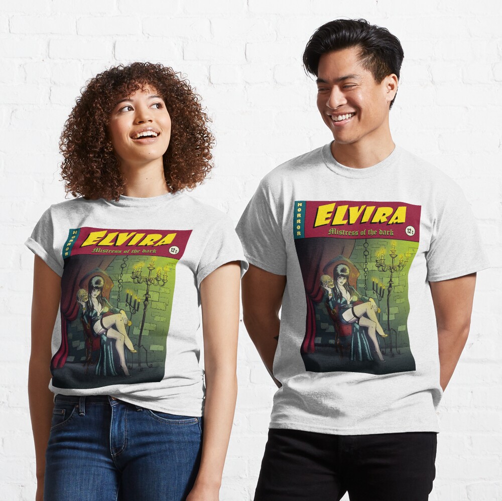 T-shirt classique « Illustration "contes de la crypte" Elvira mistress of the dark»