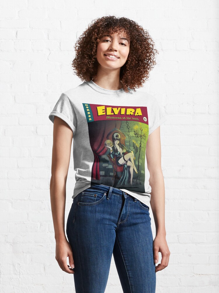 T-shirt classique ''Illustration "contes de la crypte" Elvira mistress of the dark' : autre vue