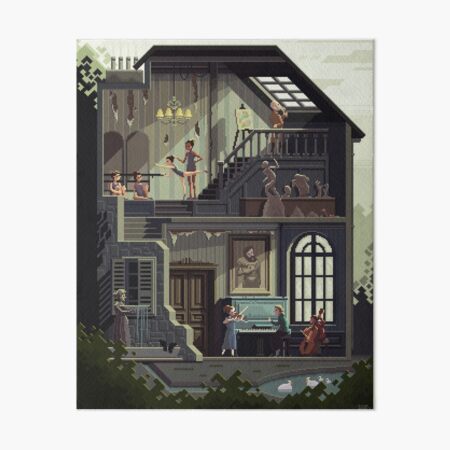Scene #32: 'The Art School' Art Board Print
