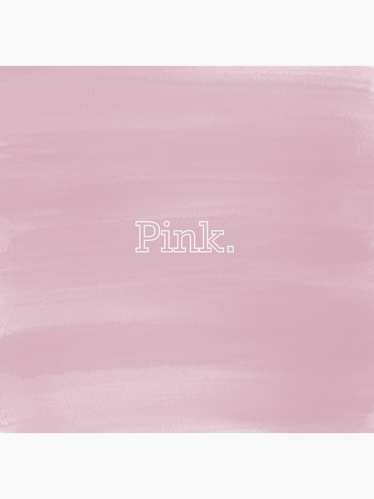 "Cute Aesthetic PINK Print" Sticker by TheArtMart Redbubble