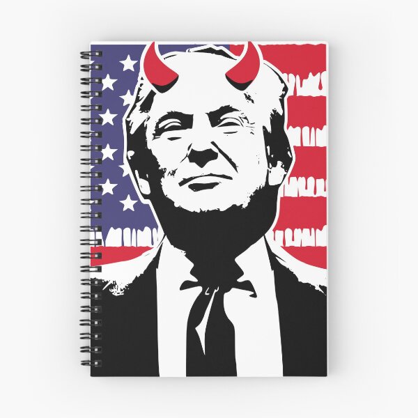 Aperçu de l'œuvre Drapeau sanglant anti-Trump Trump Antéchrist créée et vendue par pixeljamz.