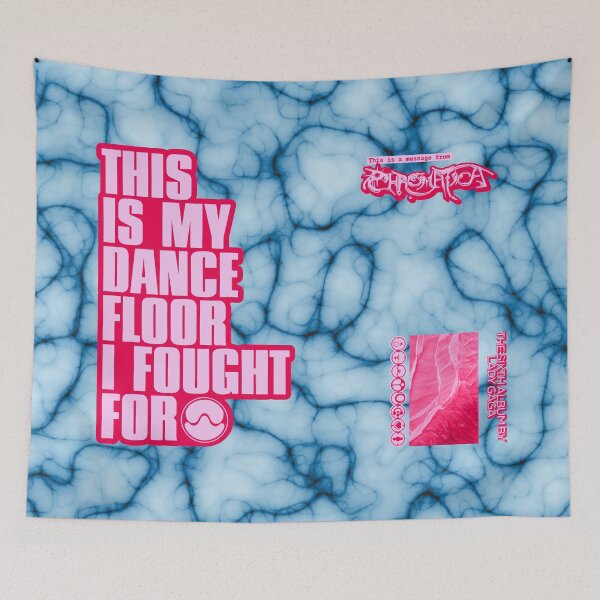 Item preview, Gaga Chromatica Lyric Graphic (Dance Floor Tie-Dye Effect) designed and sold by Fox Newton.