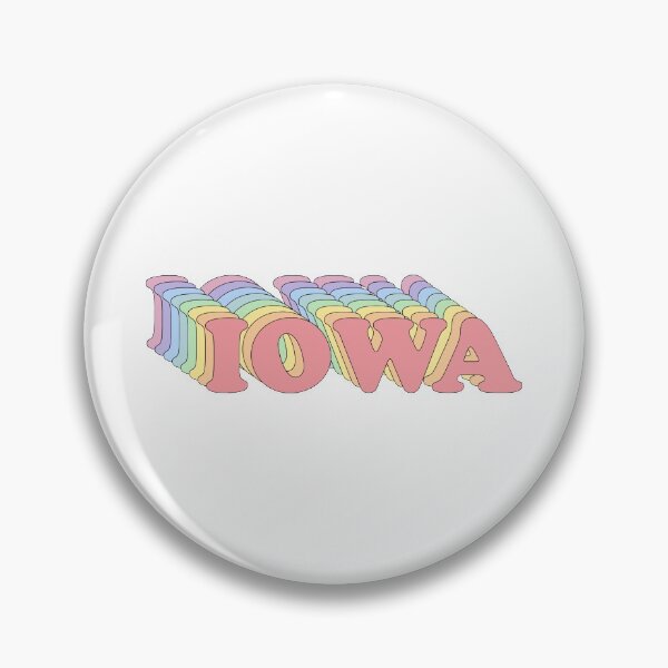 Item preview, Iowa Retro Rainbow designed and sold by maniacfitness.