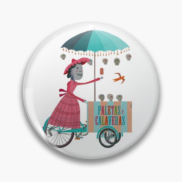 Item preview, Paletas y Calaveras Bicycle Cart (ver.2) designed and sold by JohnParraArt.