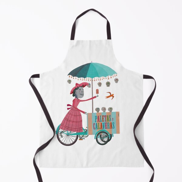 Item preview, Paletas y Calaveras Bicycle Cart (ver.2) designed and sold by JohnParraArt.