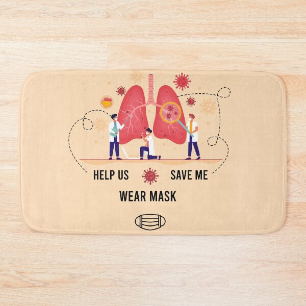 Item preview, wear mask, save your lungs designed and sold by AymenAllel.