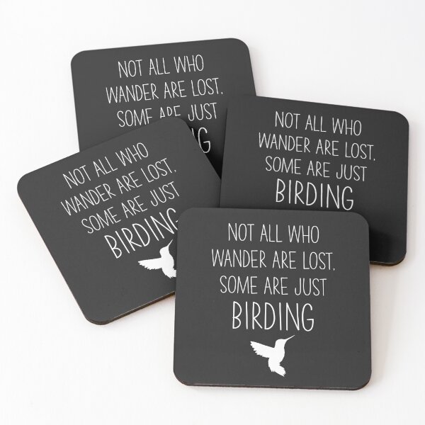 Item preview, Not all who wander are lost, some are just birding typography designed and sold by JokeGysen.