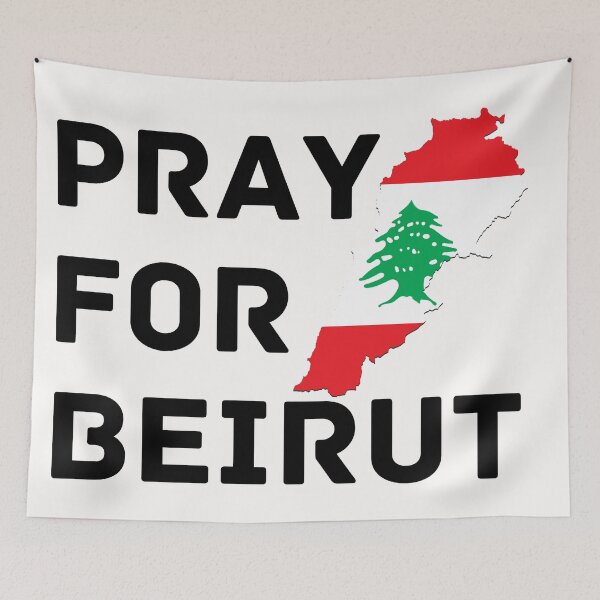 Artikelvorschau, Bete für Beirut entworfen und verkauft von OneTimeEngineer.