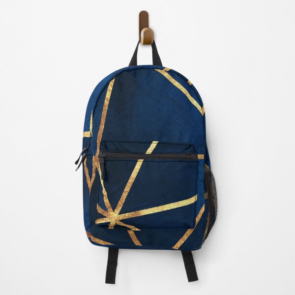 Item preview, Navy Gold Stone Geometric designed and sold by MA DESIGNS.