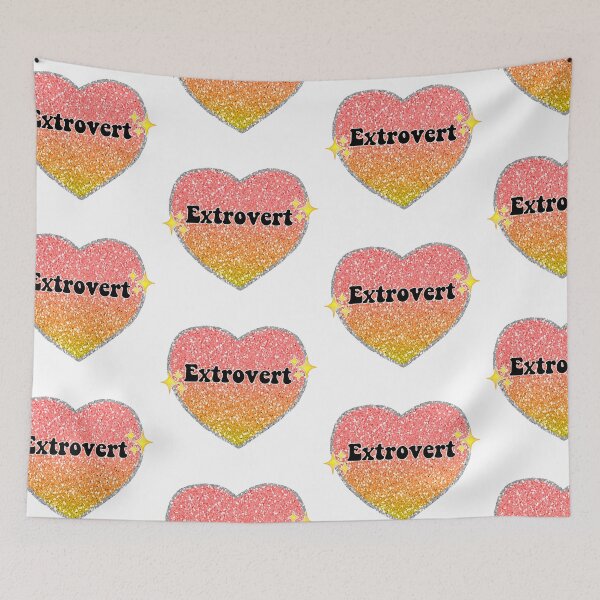 Item preview, Extrovert ombre heart designed and sold by Ellie Canhoto.