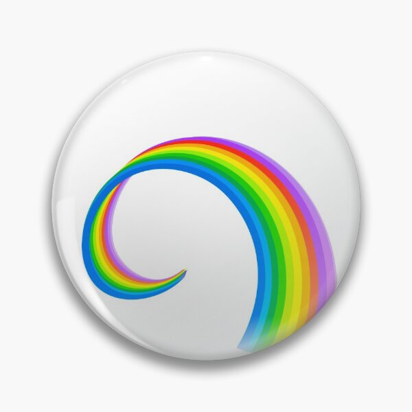 Item preview, Curly Rainbow Wave designed and sold by Designs By Creation.
