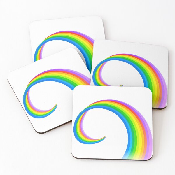 Item preview, Curly Rainbow Wave designed and sold by Designs By Creation.