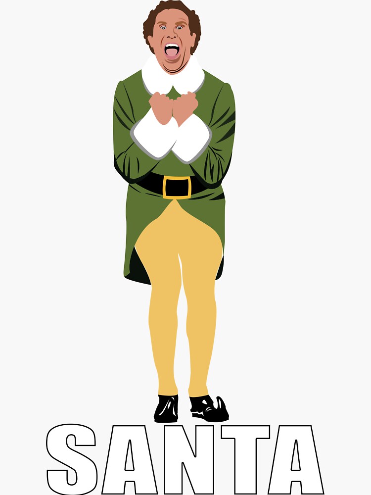 "Buddy the Elf" Sticker for Sale by avazquez | Redbubble