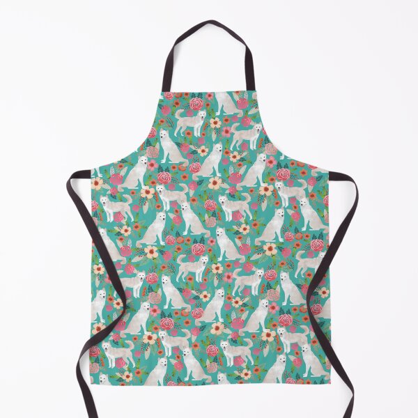 Item preview, jindo dog floral - vintage florals, floral pet, cute dog, jindo, korean dog, cute jindo designed and sold by PetFriendly.