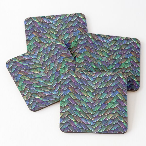 Item preview, Cool Dragon Scales Vibrant 2 designed and sold by SteelMoment.