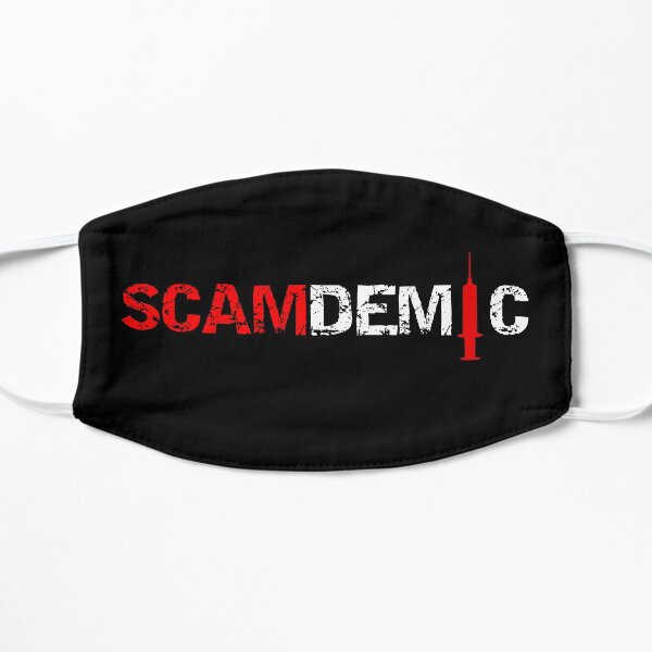 Scamdemic Conspiracy Theory Supporter Face Protection Mask And T Shirt Mask