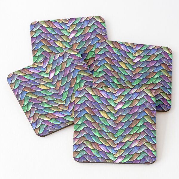 Item preview, Cool Vibrant Dragon Scales 3 designed and sold by SteelMoment.