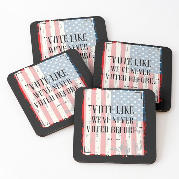 Item preview, Vote Like We've Never Voted Before - Vote John Lewis Quote 2020 designed and sold by Run to Creations.