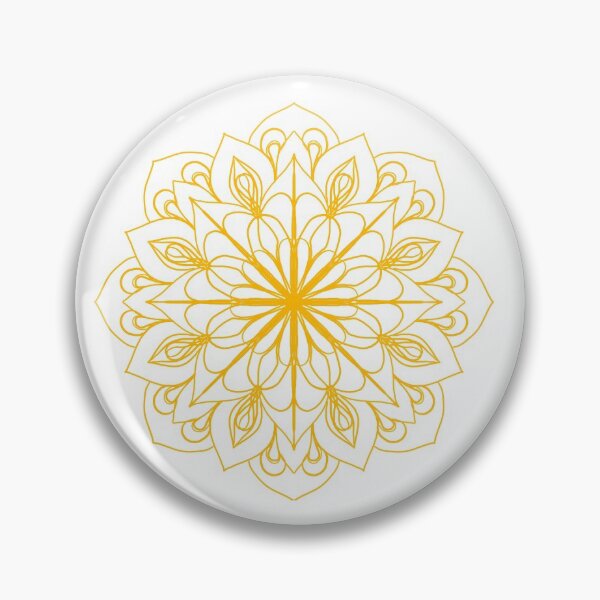 Item preview, Yellow&white mandala designed and sold by Chino20.