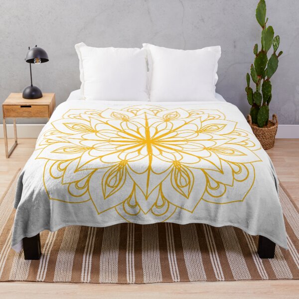 Item preview, Yellow&white mandala designed and sold by Chino20.
