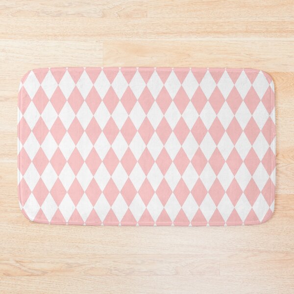 Item preview, Pink and White Diamond Pattern designed and sold by BleuSky.