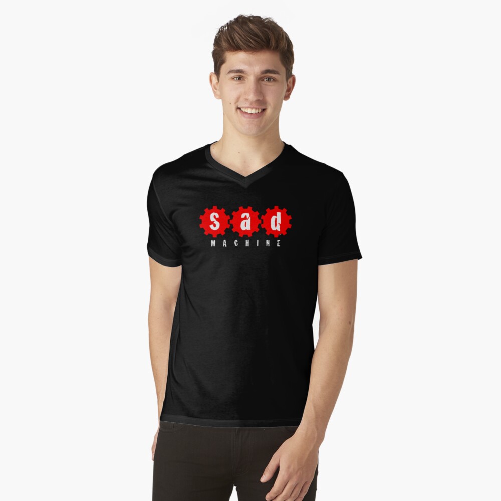 Item preview, V-Neck T-Shirt designed and sold by sadmachine.
