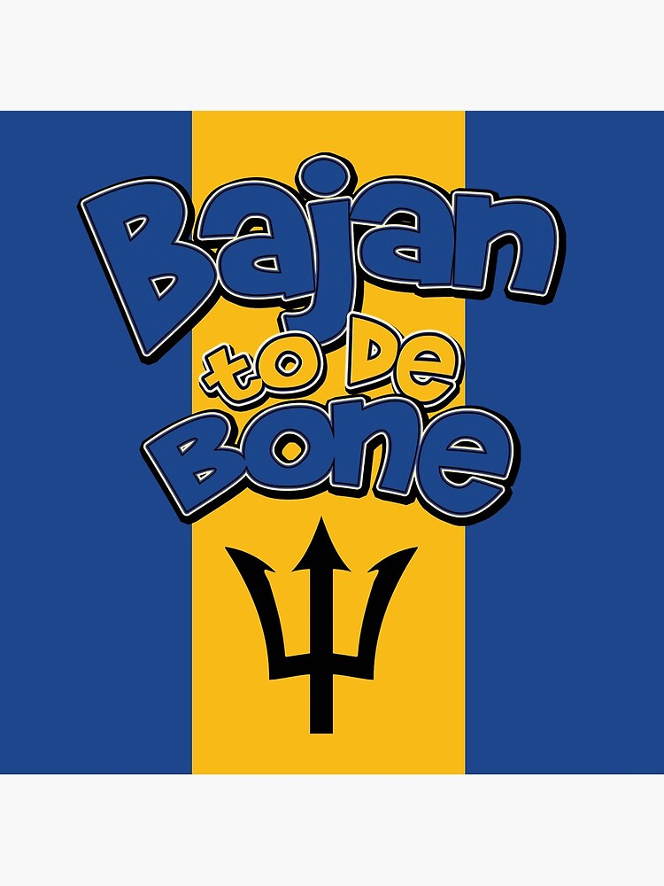 Barbados Colours Bajan Luggage Tag 100% Bajan