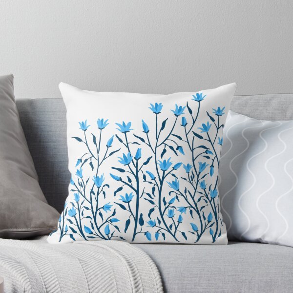 Item preview, Cute small blue floral design designed and sold by Susaans-Art.