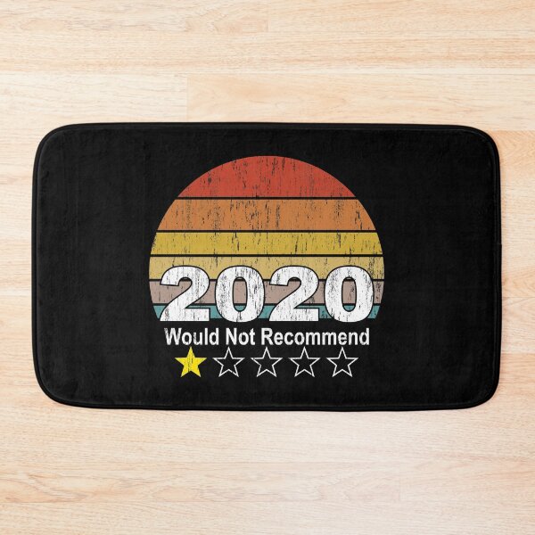Item preview, 2020 One Star Would Not Recommend 1 Star Rating funny vintage Retro Gift designed and sold by skulltshirt.