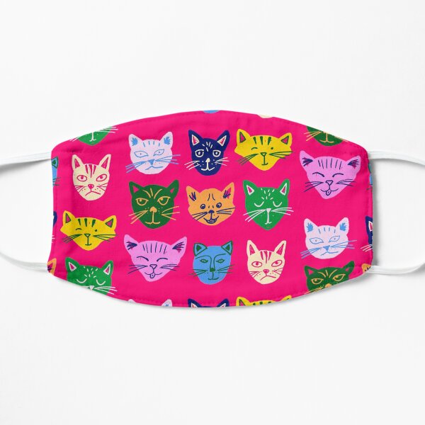 Caturday Vibes Flat Mask