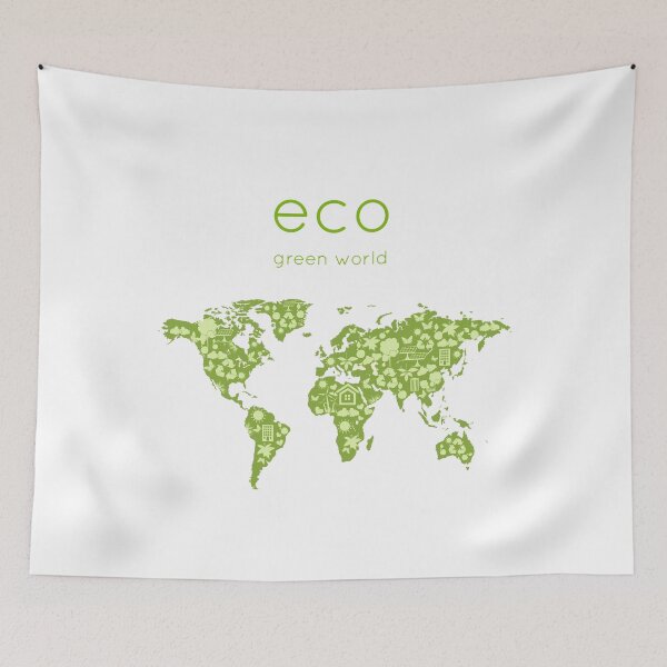 Item preview, green world designed and sold by tejaltank.