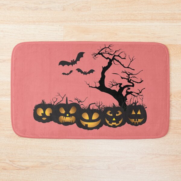 Item preview, black and yellow Halloween illustration, Halloween Jack-o'-lantern Pumpkin, Halloween  designed and sold by Halalolo.