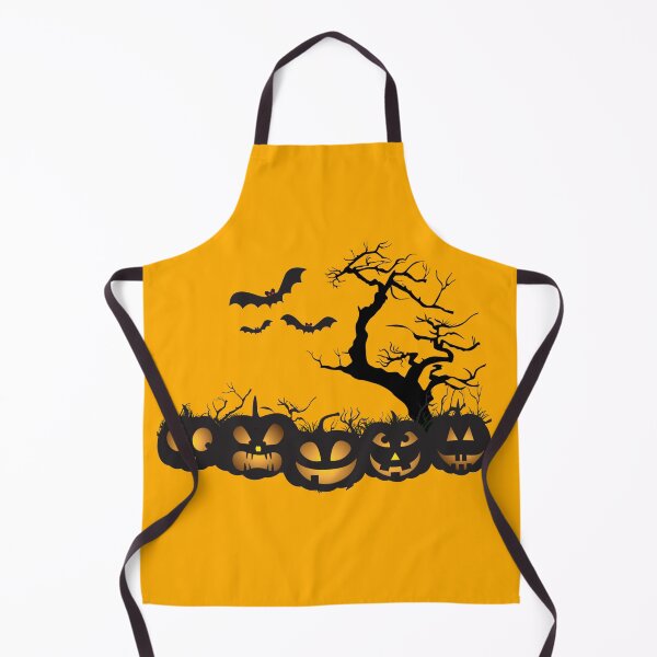 Item preview, black and yellow Halloween illustration, Halloween Jack-o'-lantern Pumpkin, Halloween designed and sold by Halalolo.