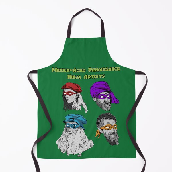 Item preview, Middle-Aged Renaissance Ninja Artists designed and sold by blacksnowcomics.