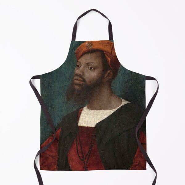 Item preview, Portrait of a Moor - Jan Mostaert vintage painting designed and sold by Vintage Designs +.
